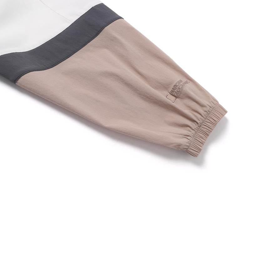 COOL WAVE COLOR BLOCK BASIC FIT JACKET 1 IVORY