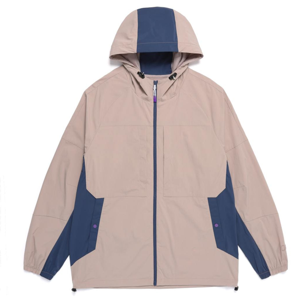 COOL WAVE COLOR BLOCK BASIC FIT JACKET 2 SAND BEIGE