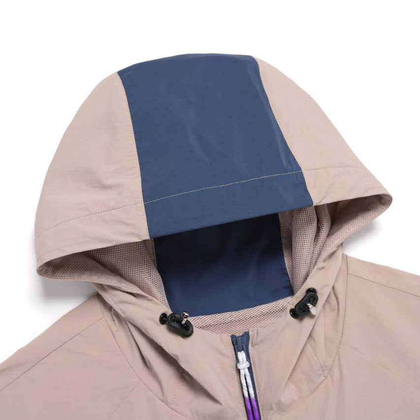 COOL WAVE COLOR BLOCK BASIC FIT JACKET 2 SAND BEIGE