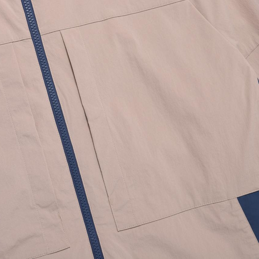 COOL WAVE COLOR BLOCK BASIC FIT JACKET 2 SAND BEIGE