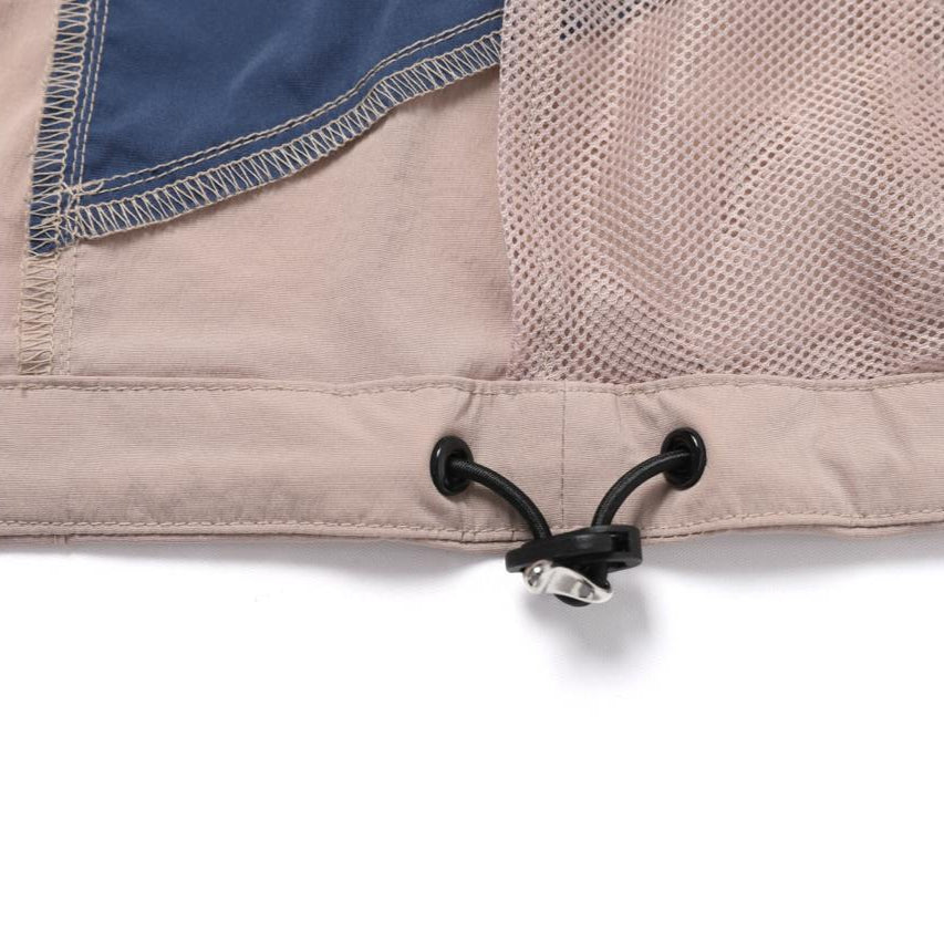 COOL WAVE COLOR BLOCK BASIC FIT JACKET 2 SAND BEIGE