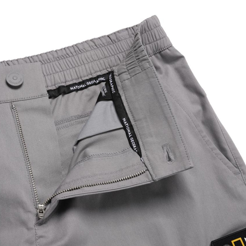 SMALL POCKET DETAILED CARGO JOGGER PANTS IRON GREY