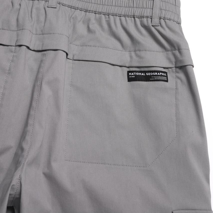 SMALL POCKET DETAILED CARGO JOGGER PANTS IRON GREY