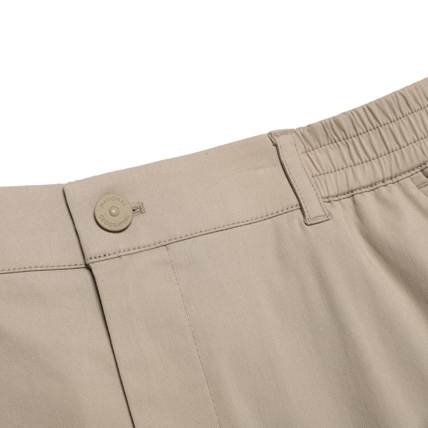 SMALL POCKET DETAILED CARGO JOGGER PANTS SAND BEIGE