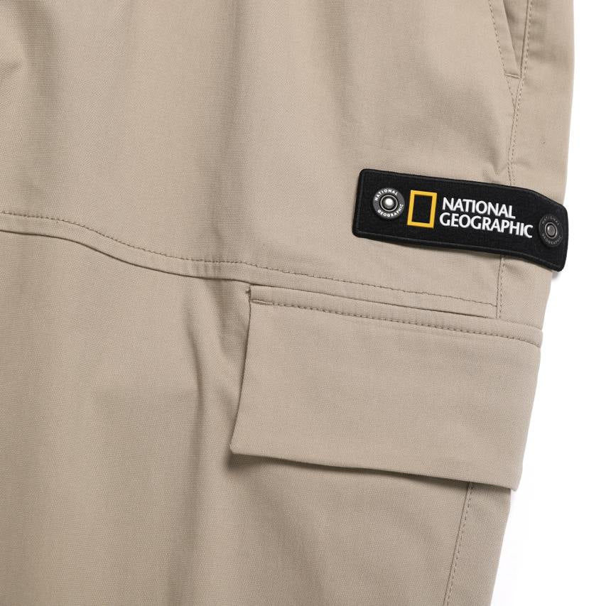 SMALL POCKET DETAILED CARGO JOGGER PANTS SAND BEIGE