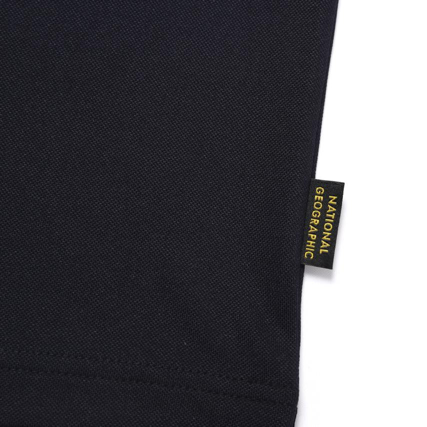 WELLAKA COOLING BASIC FIT PIQUE COLLAR T-SHIRT DEEP SEA NAVY