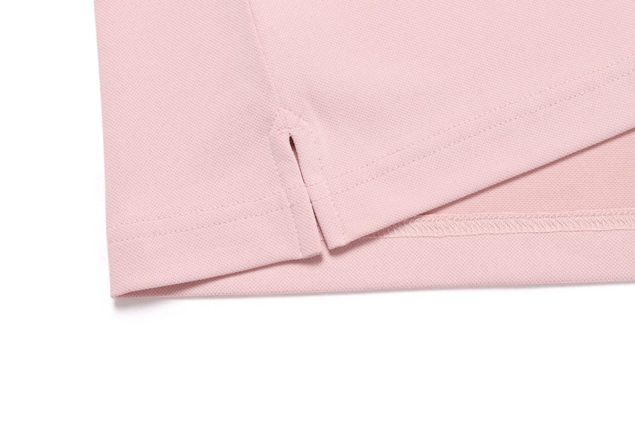 WOMEN WELLAKA COOLING BASIC FIT PIQUE COLLAR T-SHIRT L/PINK