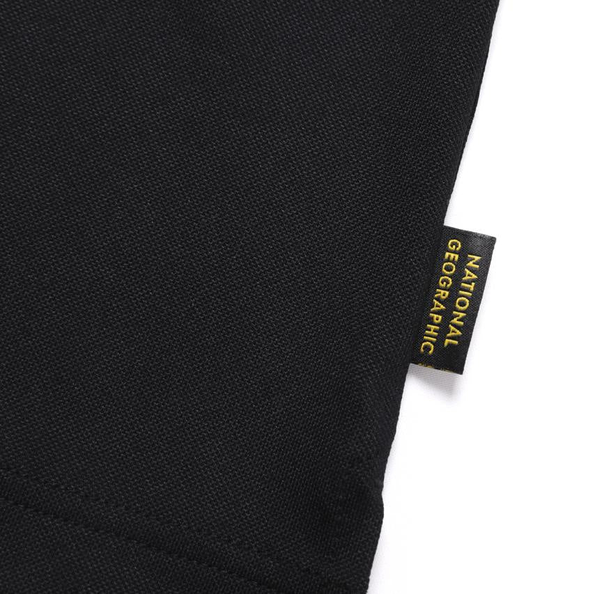 WOMEN WELLAKA COOLING BASIC FIT PIQUE COLLAR T-SHIRT CARBON BLACK