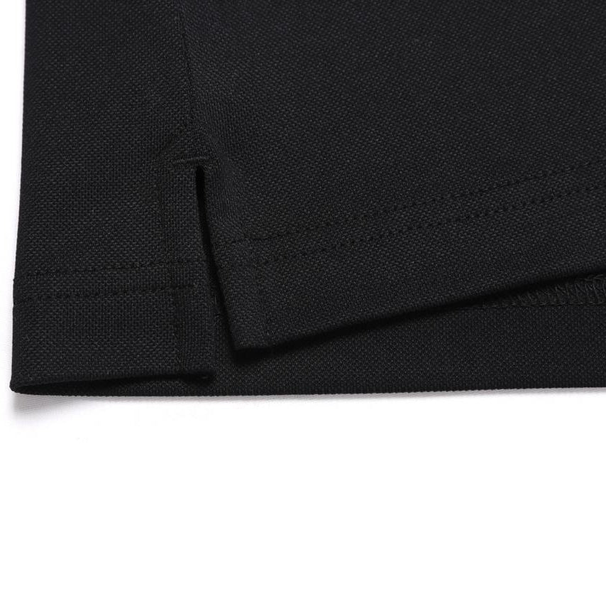 WOMEN WELLAKA COOLING BASIC FIT PIQUE COLLAR T-SHIRT CARBON BLACK