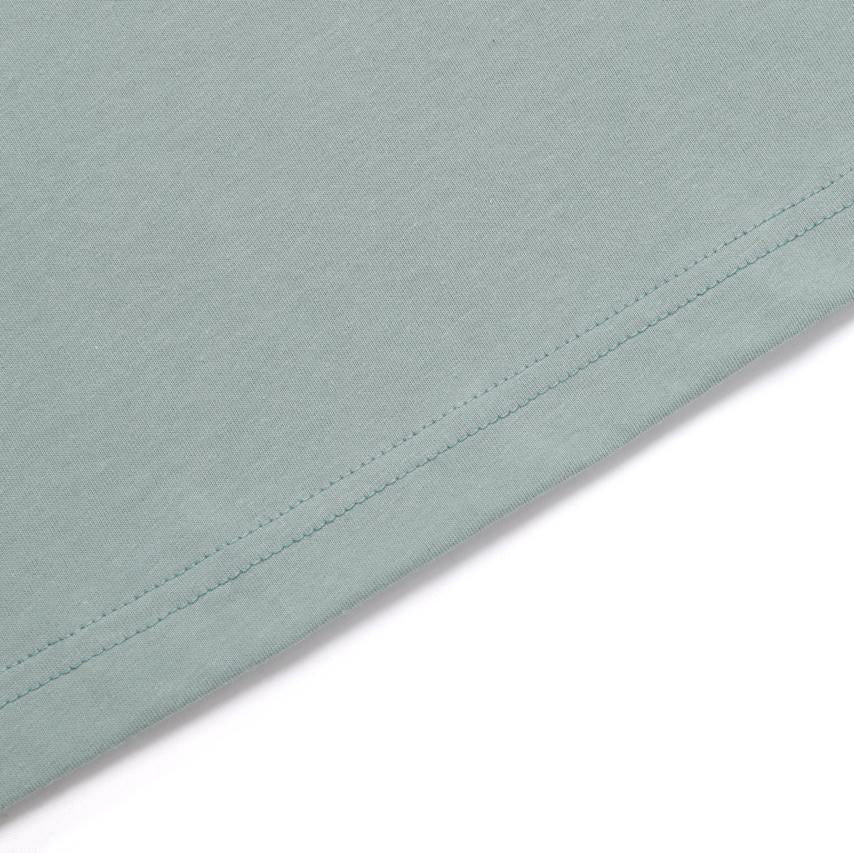 REGEN ASKIN ON THE ROAD GRAPHIC SEMI OVER FIT SHORT SLEEVE T-SHIRT KHAKI GREEN