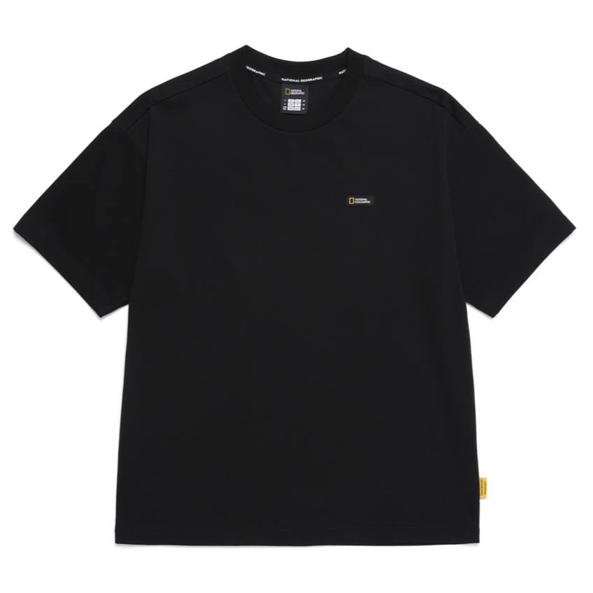 REGEN ASKIN ON THE ROAD GRAPHIC SEMI OVER FIT SHORT SLEEVE T-SHIRT CARBON BLACK