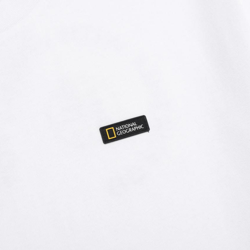 REGEN CIRCLE GRAPHIC SEMI-OVER FIT SHORT SLEEVE T-SHIRT WHITE