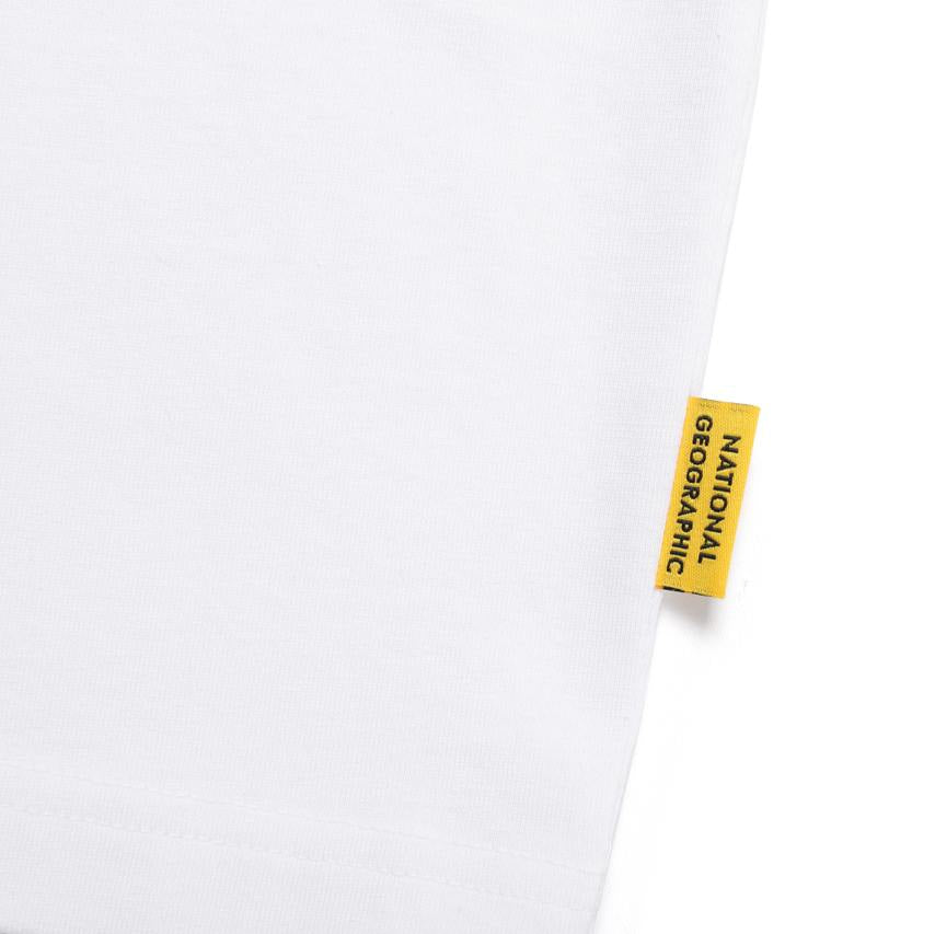 REGEN CIRCLE GRAPHIC SEMI-OVER FIT SHORT SLEEVE T-SHIRT WHITE