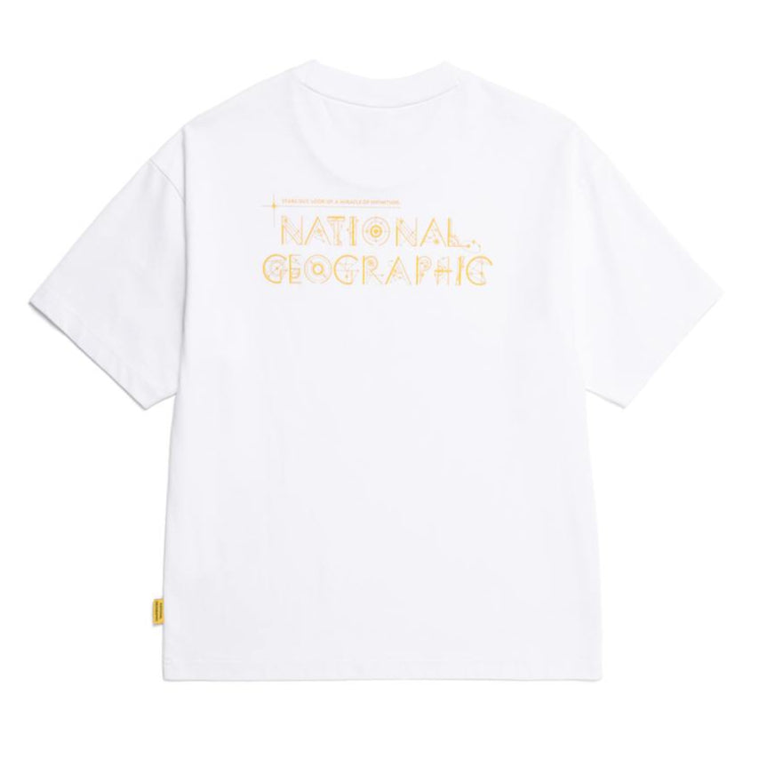 REGEN CONSTELLATION GRAPHIC SEMI-OVER FIT SHORT SLEEVE T-SHIRT WHITE