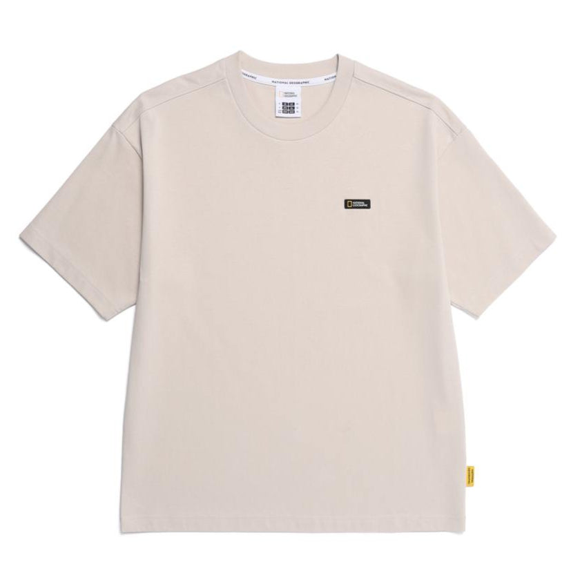 REGEN CONSTELLATION GRAPHIC SEMI-OVER FIT SHORT SLEEVE T-SHIRT OAK BEIGE