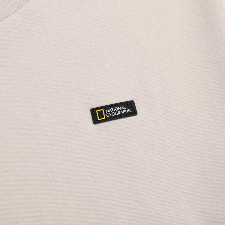 REGEN CONSTELLATION GRAPHIC SEMI-OVER FIT SHORT SLEEVE T-SHIRT OAK BEIGE