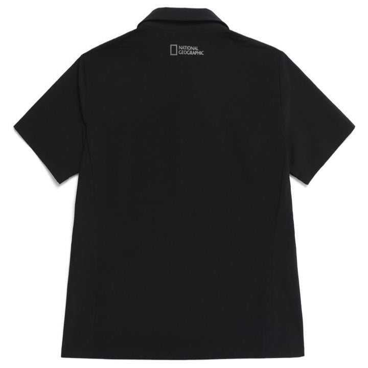 WOMEN AIR DOT BASIC POLO SHIRTS CARBON BLACK