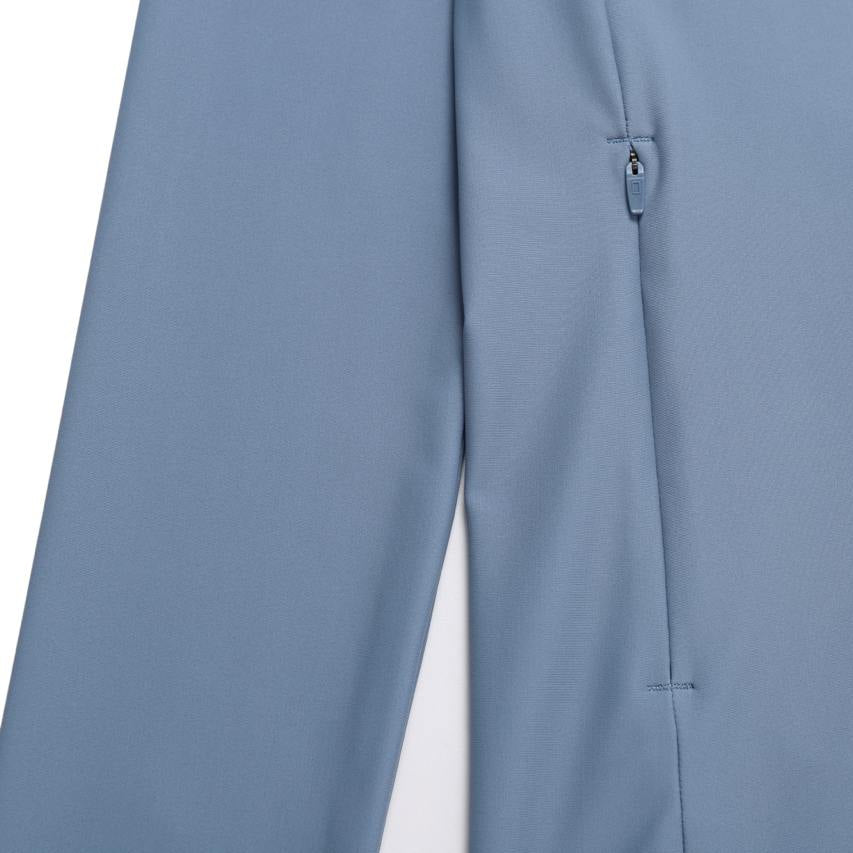 BASIC ZIP-UP RASHGUARD BLUE GREY