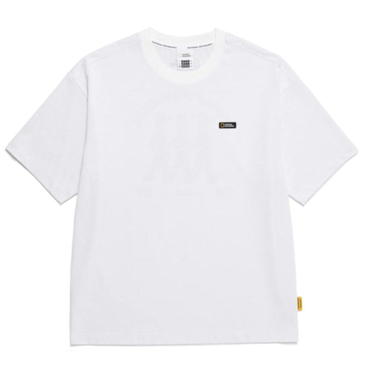 OVIS UNISEX WANDERER SEMI OVER FIT SHORT SLEEVE T-SHIRT WHITE