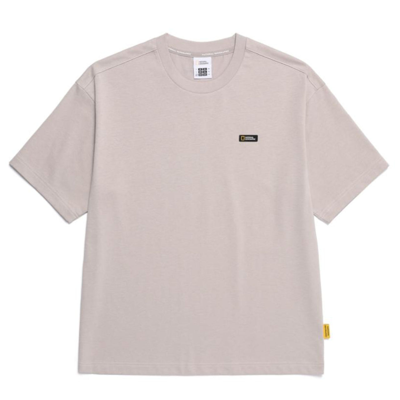 OVIS UNISEX WANDERER SEMI OVER FIT SHORT SLEEVE T-SHIRT MOURNING BEIGE