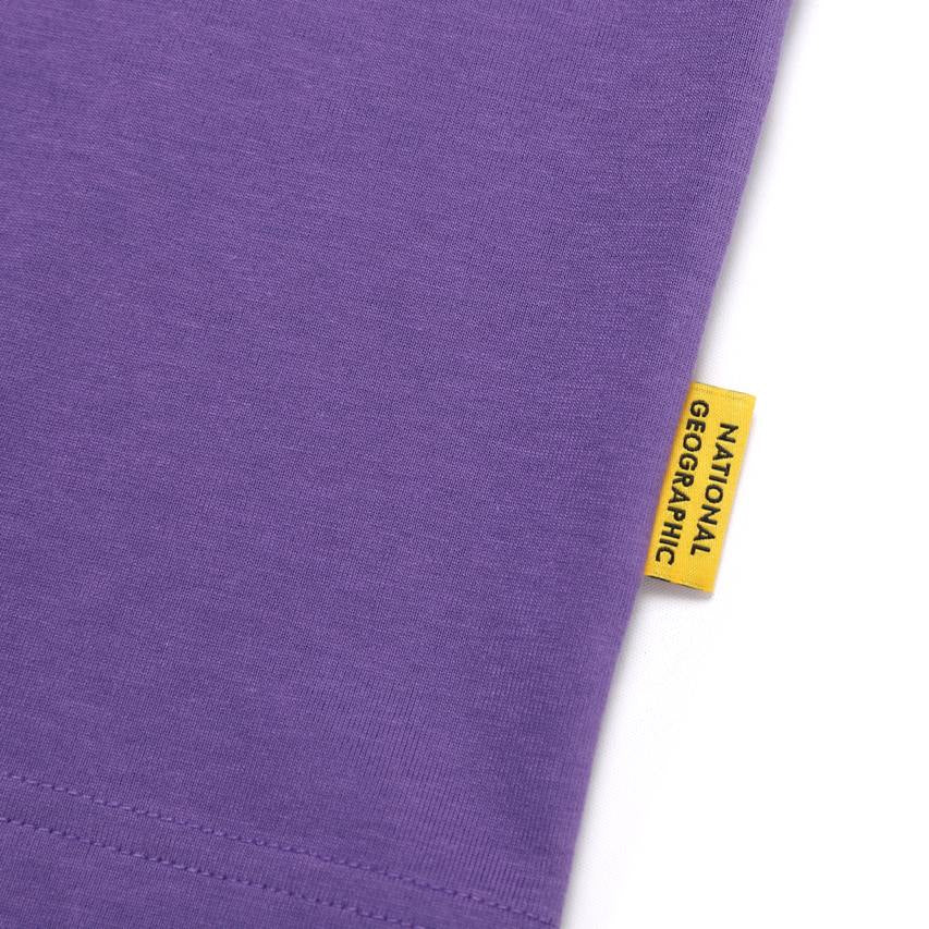 OVIS EUROPE LANDMARK SEMI OVER FIT SHORT SLEEVE T-SHIRT VIOLET