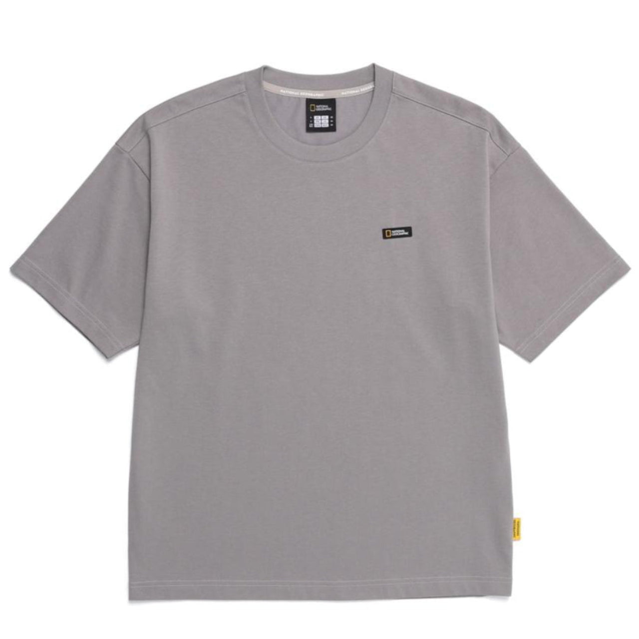 OVIS EUROPE LANDMARK SEMI OVER FIT SHORT SLEEVE T-SHIRT STONE GREY