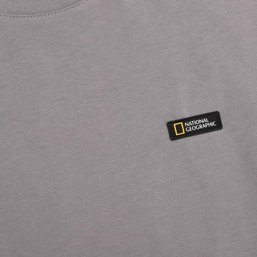 OVIS EUROPE LANDMARK SEMI OVER FIT SHORT SLEEVE T-SHIRT STONE GREY