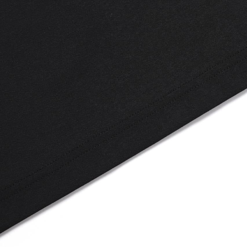 CROW COOL MAX BARCELONA SEMI OVER FIT SHORT SLEEVE T-SHIRT CARBON BLACK