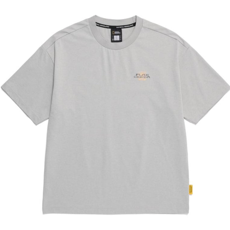 CROW COOL MAX BARCELONA SEMI OVER FIT SHORT SLEEVE T-SHIRT AGATE GREY