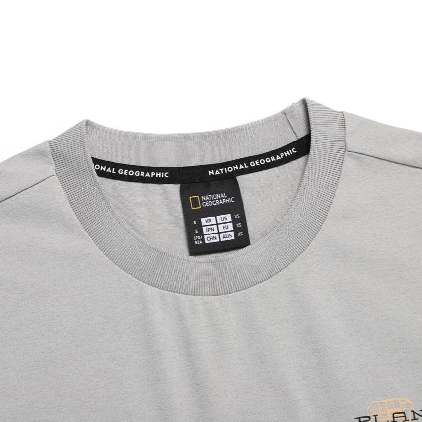 CROW COOL MAX BARCELONA SEMI OVER FIT SHORT SLEEVE T-SHIRT AGATE GREY