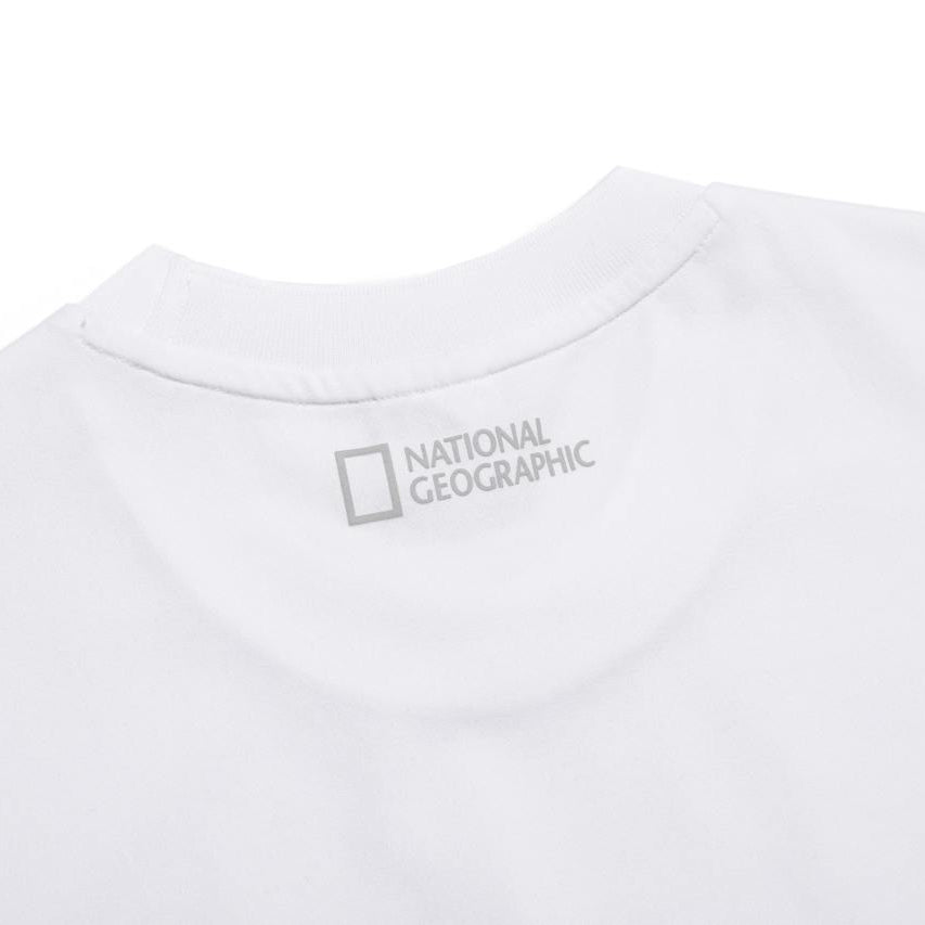 CROW UNISEX COOL MAX SMALL LOGO SHORT SLEEVE T-SHIRT WHITE