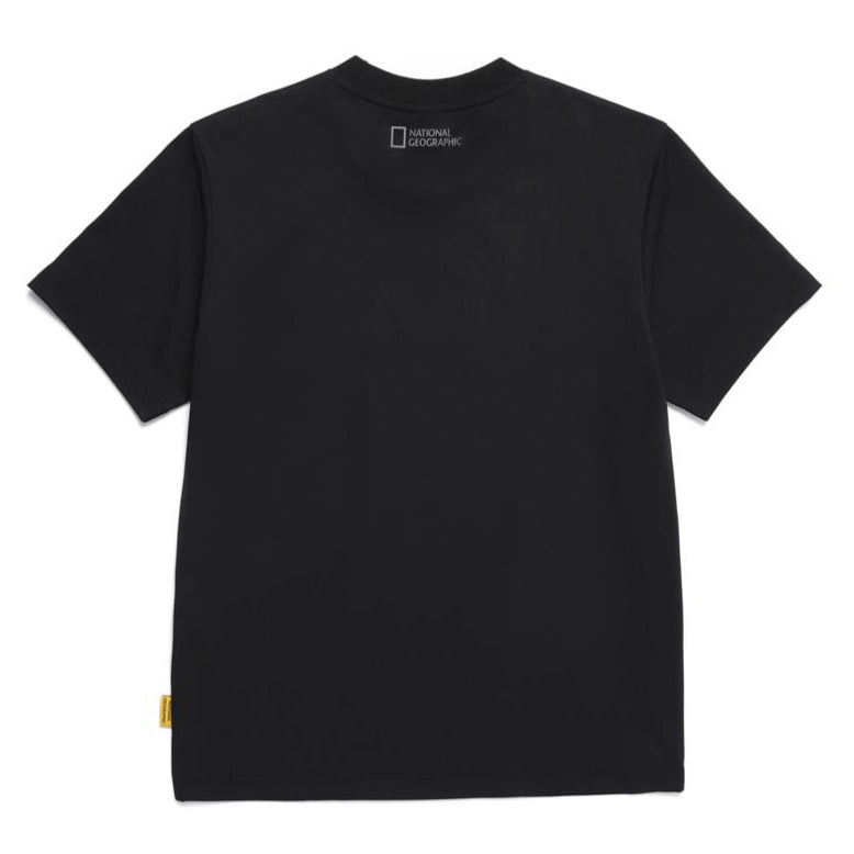 CROW UNISEX COOL MAX SMALL LOGO SHORT SLEEVE T-SHIRT CARBON BLACK