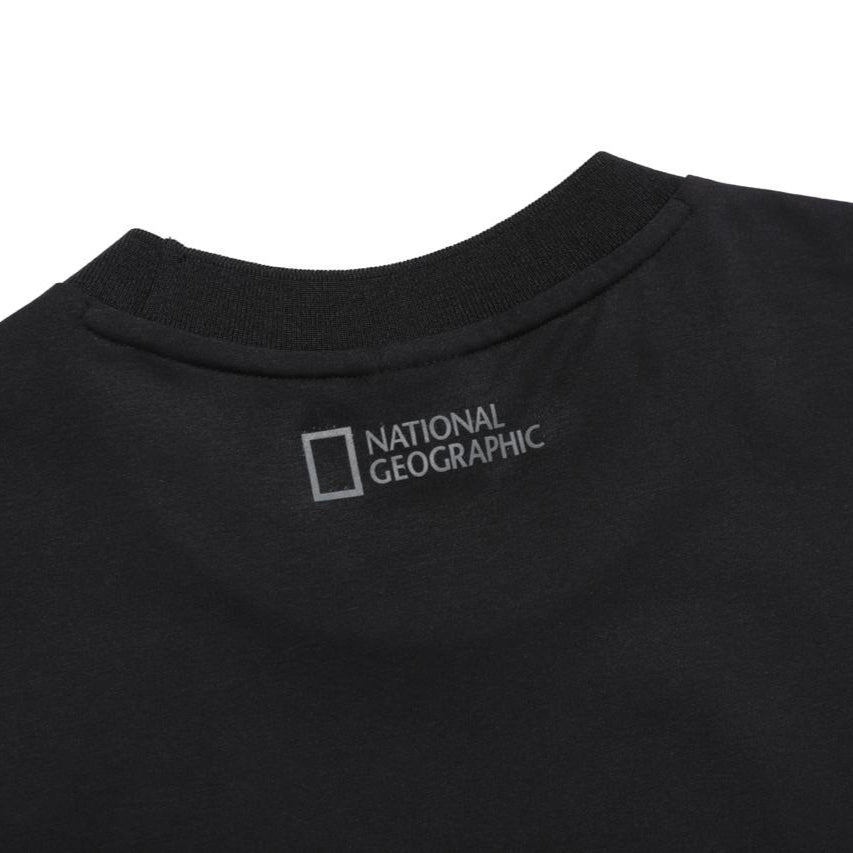 CROW UNISEX COOL MAX SMALL LOGO SHORT SLEEVE T-SHIRT CARBON BLACK