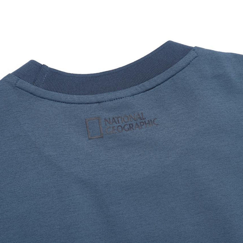 CROW UNISEX COOL MAX SMALL LOGO SHORT SLEEVE T-SHIRT TURQUOISE