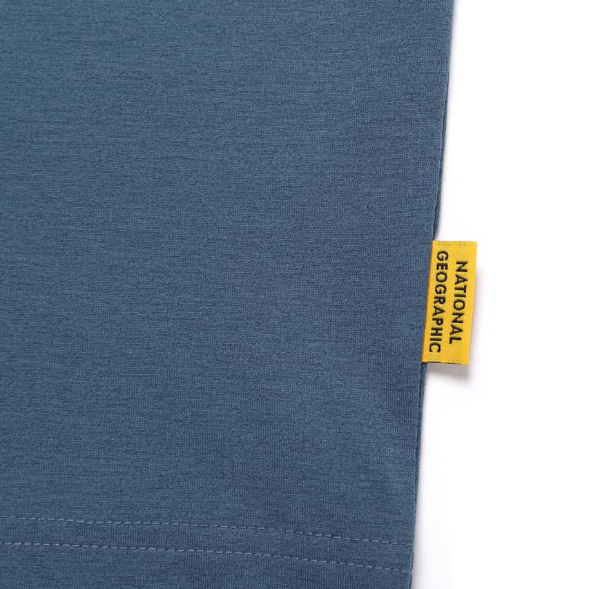 CROW UNISEX COOL MAX SMALL LOGO SHORT SLEEVE T-SHIRT TURQUOISE