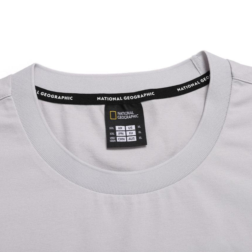 CROW COOL MAX LETTERING GRAPHIC SLEEVELESS TEE ICE GREY