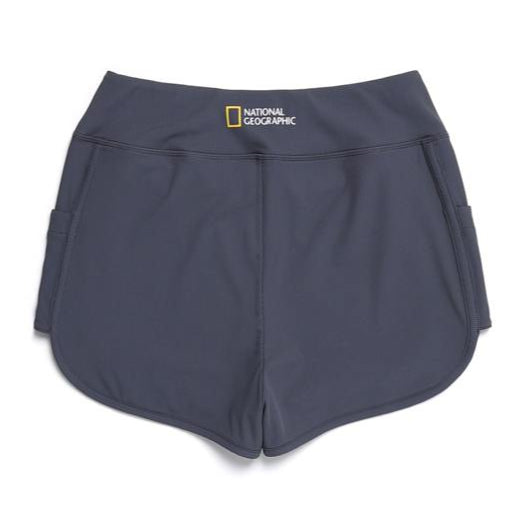 WOMEN HIGH WAIST WATER BRIEF BLUE GREY