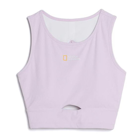 WOMEN WATER CROP TOP LAVENDER
