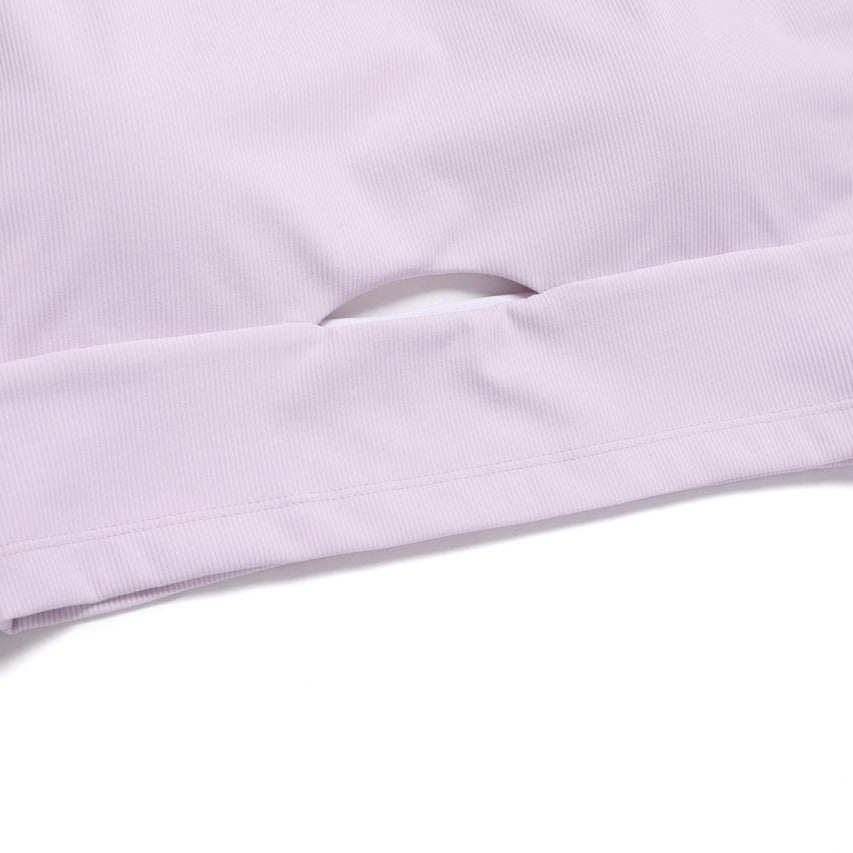 WOMEN WATER CROP TOP LAVENDER