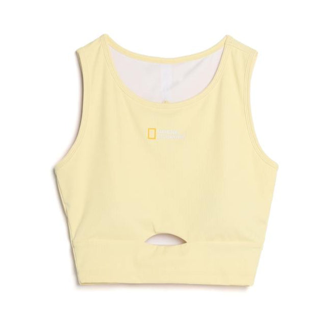 WOMEN WATER CROP TOP LEMON