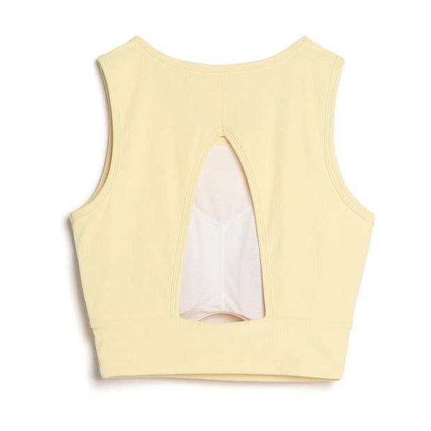 WOMEN WATER CROP TOP LEMON