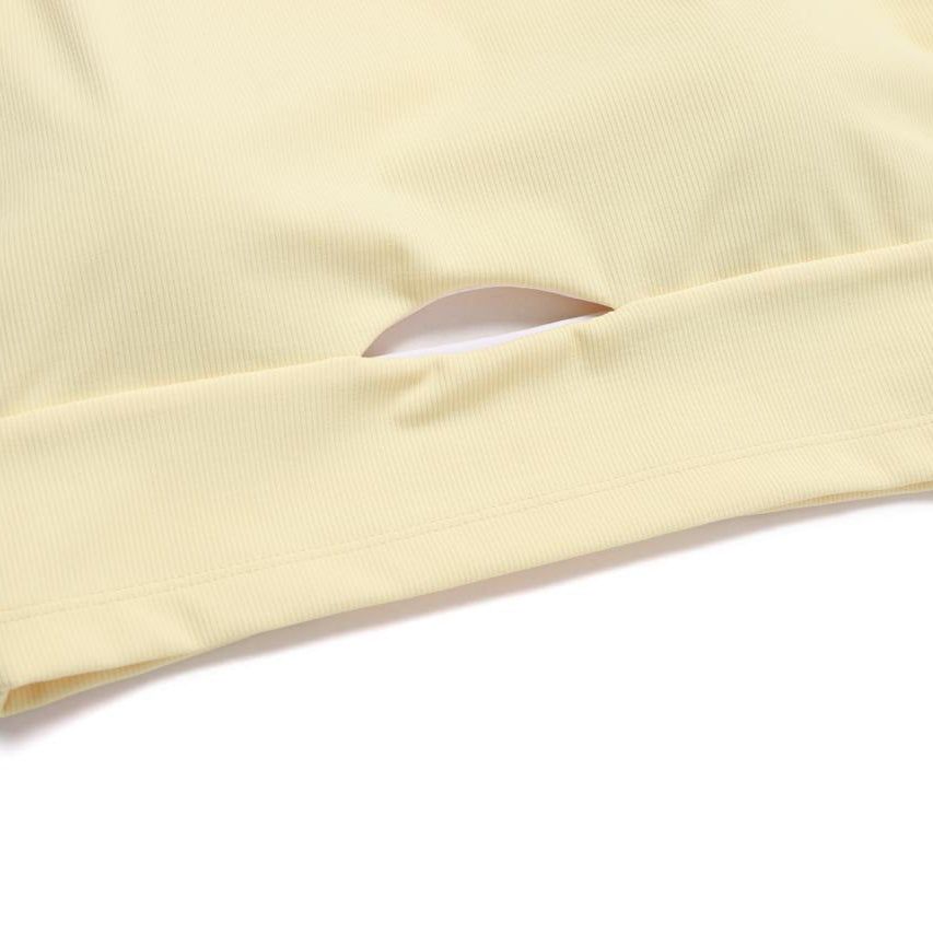 WOMEN WATER CROP TOP LEMON