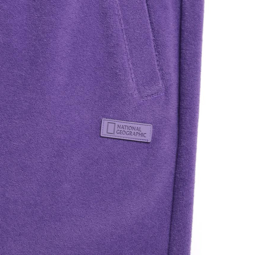 WOMEN TERRY 3/4-LENGTH PANTS VIOLET