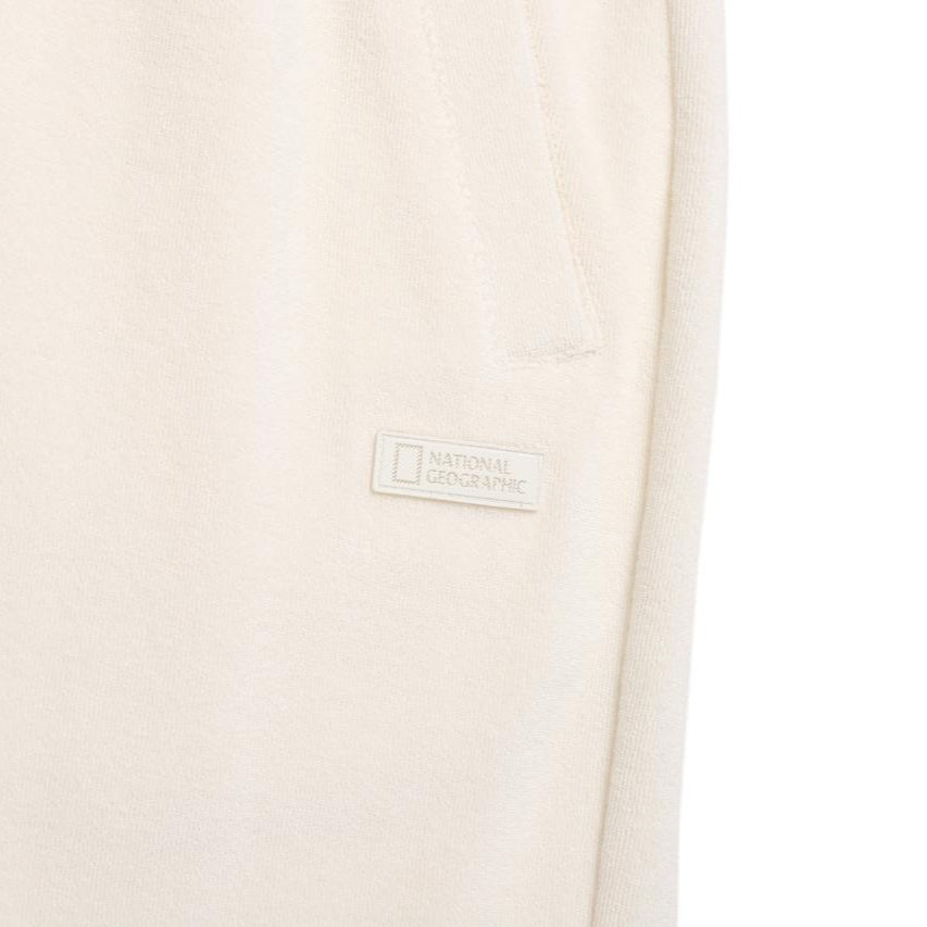 WOMEN TERRY 3/4-LENGTH PANTS L/BEIGE