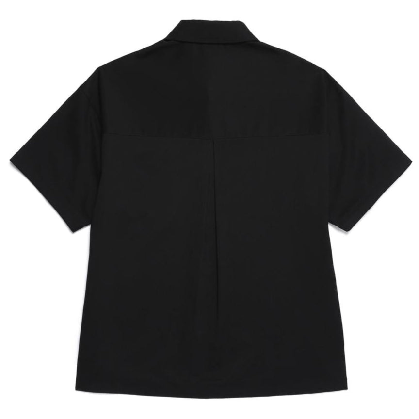 CRINKLE SEMI-OVER FIT SHORT SLEEVE T-SHIRT CARBON BLACK