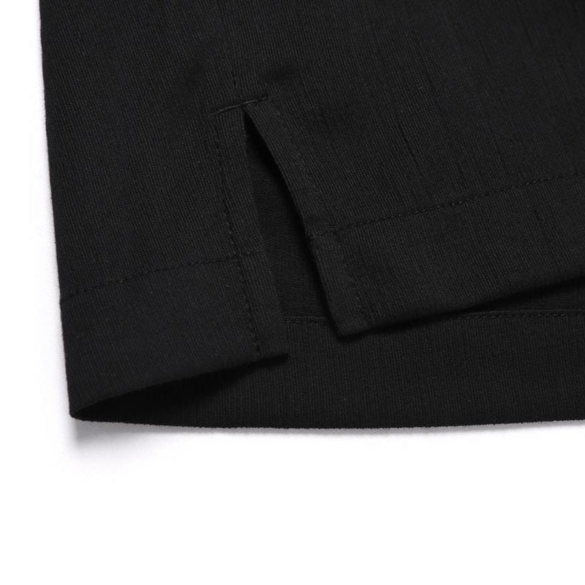 CRINKLE SEMI-OVER FIT SHORT SLEEVE T-SHIRT CARBON BLACK