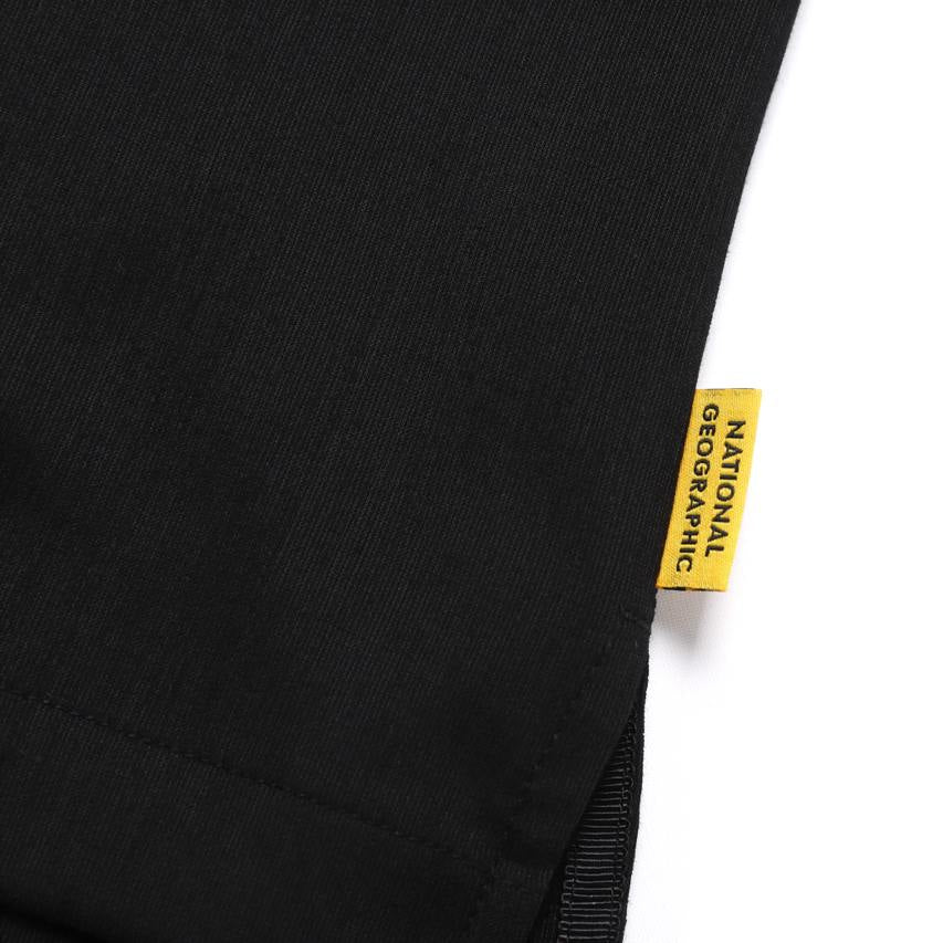 CRINKLE SEMI-OVER FIT SHORT SLEEVE T-SHIRT CARBON BLACK