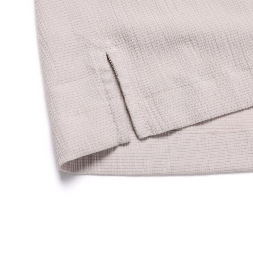 CRINKLE SEMI-OVER FIT SHORT SLEEVE T-SHIRT OAK BEIGE