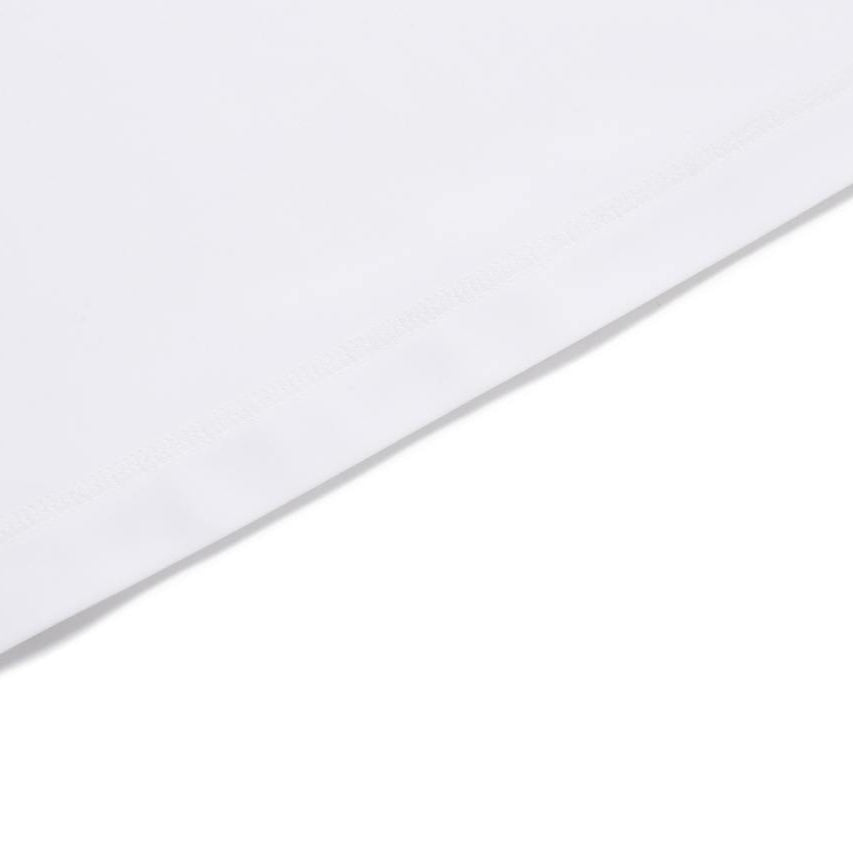 SEMI-OVER FIT LONG SLEEVE WATER T-SHIRT WHITE