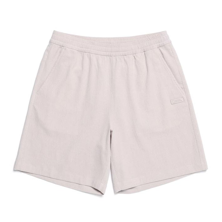 CRINKLE 5/6-LENGTH PANTS OAK BEIGE